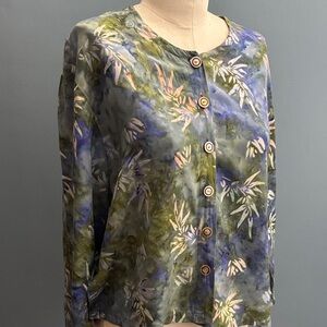 Very Vineyard Button-Up Women's Top